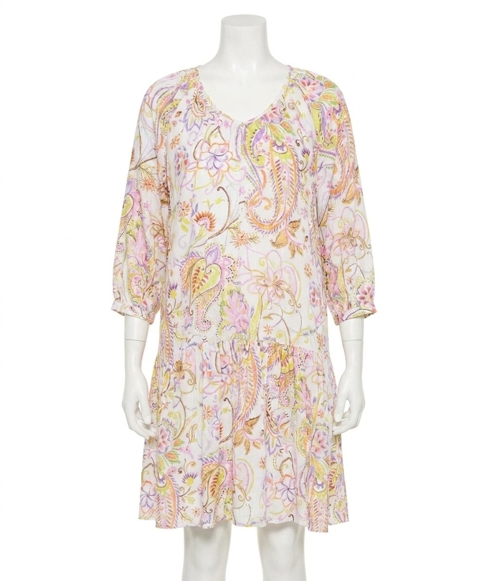 NEW ESQUALO bibbi beloved flower print mini dress in multi